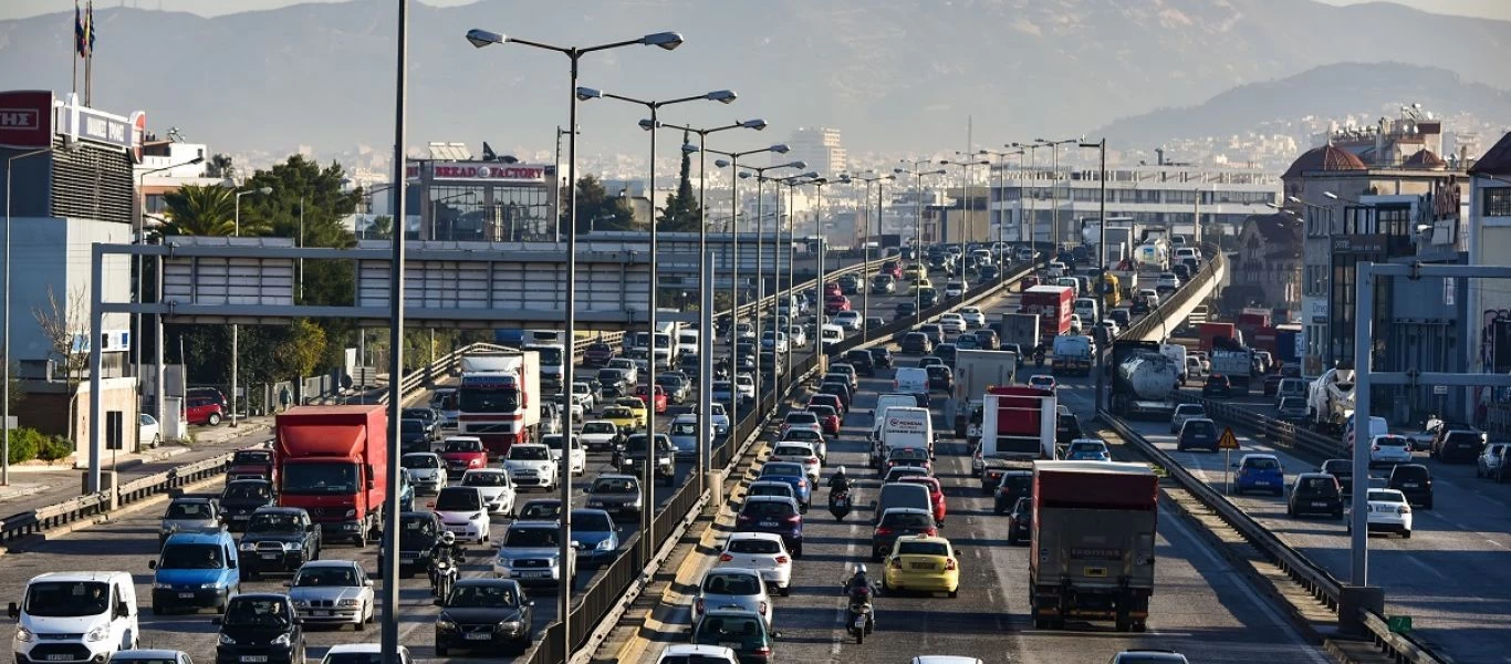 Δείτε σε ποιους δρόμους της Αττικής έχει αυξημένη κίνηση (χάρτης)